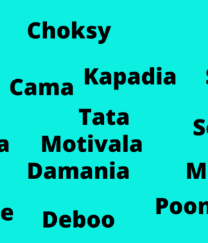 parsi surnames list