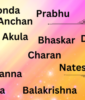 Telugu Surnames List - Surname List