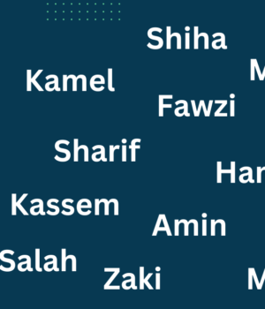 Egyptian Surnames Egyptian Surnames