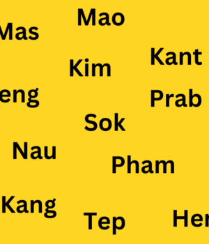 Cambodian Surnames List Cambodian Surnames List